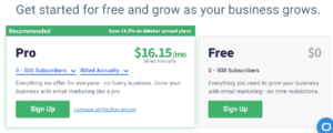 AWeber Pricing and Plans