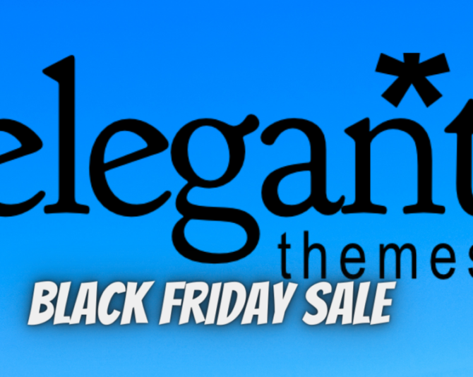 Elegant Themes Black Friday Sale- Get Exclusive Discounts