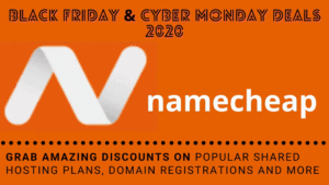 namecheap black friday and cyber monday deals