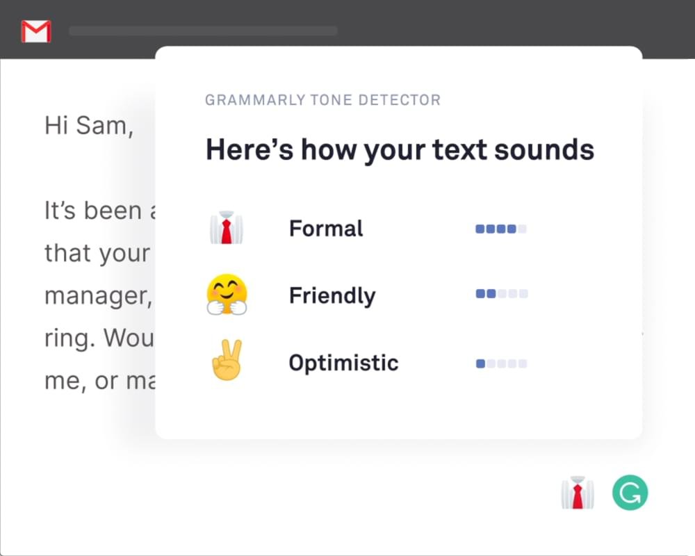 Grammarly Tone Detector